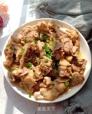 原味香菇蒸鸡的做法步骤：9