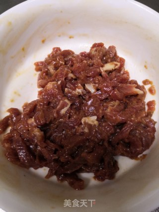 蒜苔牛肉丝的做法步骤：6