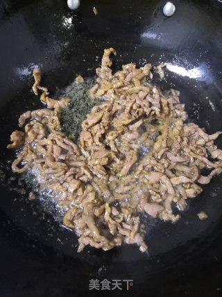 蒜苔牛肉丝的做法步骤：11