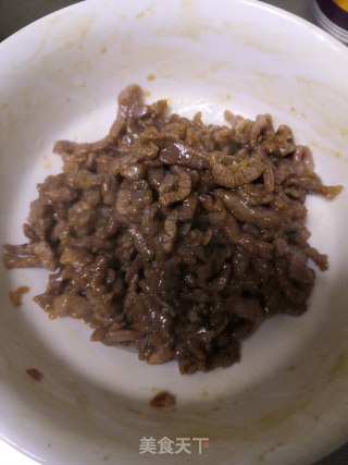 蒜苔牛肉丝的做法步骤：12