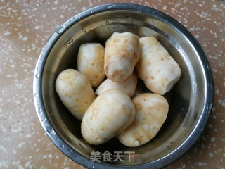 毛芋烧大排的做法步骤：4
