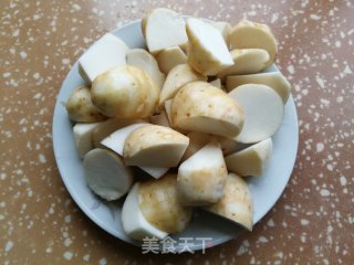 毛芋烧大排的做法步骤：5