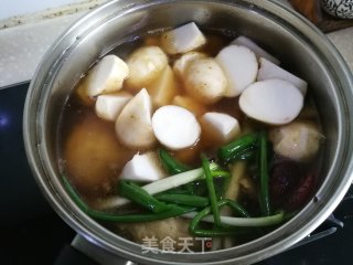 毛芋烧大排的做法步骤：6