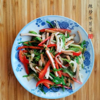 辣炒水芹菜的做法步骤：5