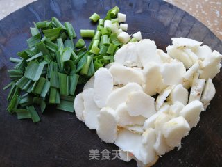 青蒜荸荠炒虾仁的做法步骤：3