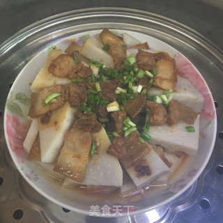 五花肉蒸香芋的做法步骤：11
