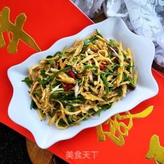 凉拌油煎腐竹的做法步骤：10
