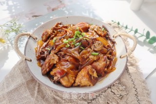 茶树菇焖炒鸡的做法步骤：11
