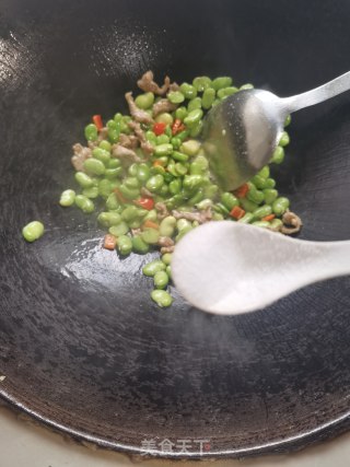 蚕豆炒肉丝的做法步骤：4
