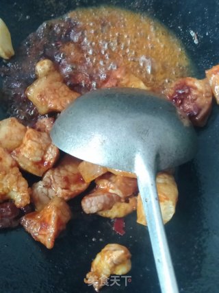 鲜笋炖五花肉的做法步骤：5