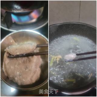 白菜鱼滑汤的做法步骤：4