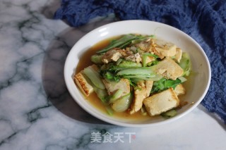 菜梗炒豆腐的做法步骤：6