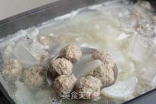 萝卜羊肉丸子汤的做法步骤：10