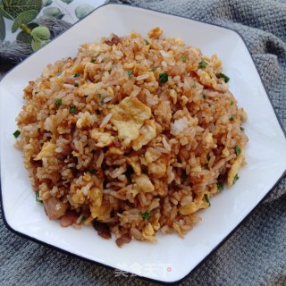 腊肉蛋炒饭的做法步骤：10