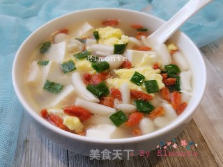 白玉菇豆腐汤的做法步骤：10