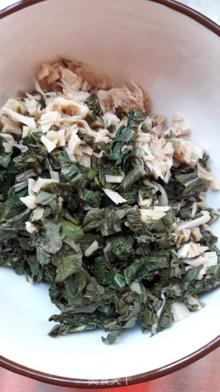 腊肉蒸菜干的做法步骤：2