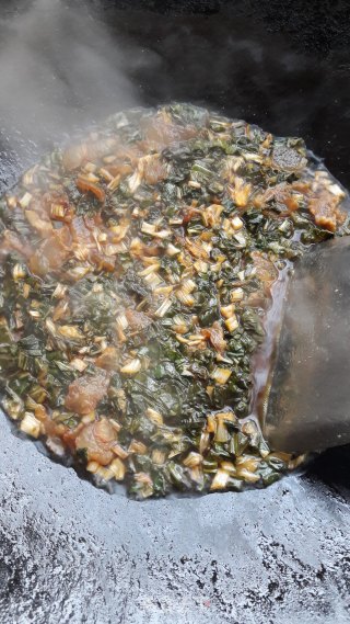 腊肉蒸菜干的做法步骤：8