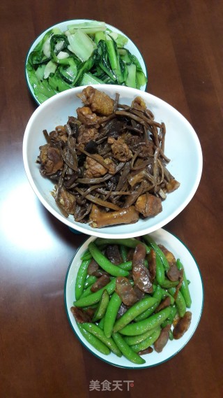 腊肠炒甜豆的做法步骤：13