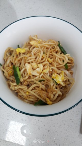 香葱蛋炒面的做法步骤：11