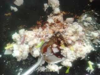 孜然牛肉粒炒饭的做法步骤：9