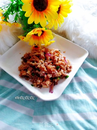 孜然牛肉粒炒饭的做法步骤：11