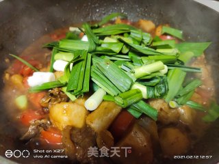 芋头焖牛腩的做法步骤：9