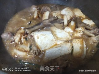 鸡肉烧豆腐的做法步骤：4