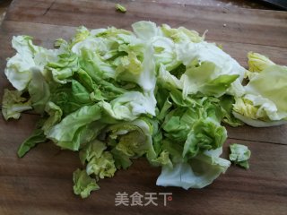 包菜炒叉烧肉的做法步骤：2