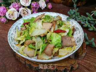 包菜炒叉烧肉的做法步骤：5