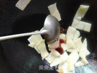 面皮炒韭菜的做法步骤：6