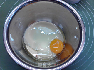 太妃芝士双拼炼奶华夫饼的做法步骤：2