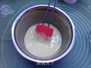 太妃芝士双拼炼奶华夫饼的做法步骤：5