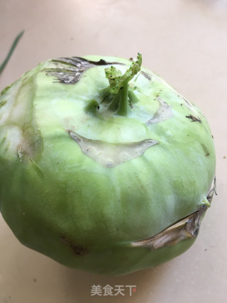 蒜香芥兰头的做法步骤：1