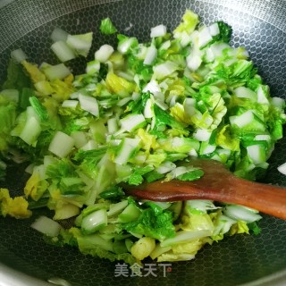 素炒娃娃菜的做法步骤：4