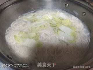 橄榄菜香肠面的做法步骤：5