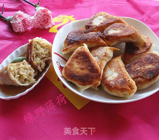 猪肉白菜锅贴的做法步骤：8