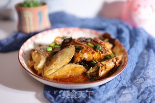 红烧长江鲫鱼的做法步骤：7