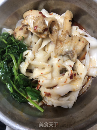 水煮鱼刀削面的做法步骤：5