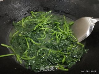 番薯叶汤的做法步骤：4