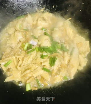 鸡肉焖腐竹的做法步骤：9