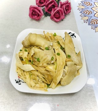 鸡肉焖腐竹的做法步骤：10