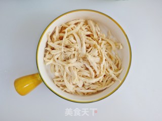 香辣红油鸡丝❗️低脂低卡❗️减肥主食代餐的做法步骤：5