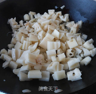素炒藕丁的做法步骤：4