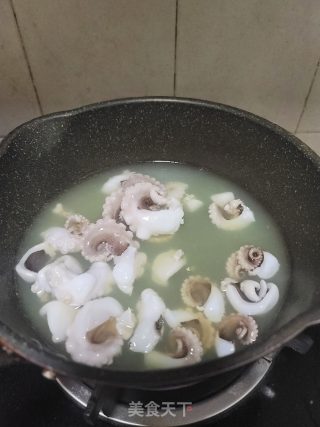 甜豆炒八爪鱼的做法步骤：5