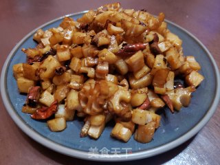 辣炒藕丁的做法步骤：5