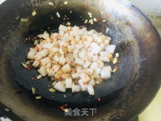 春韭菜炒凉粉的做法步骤：4