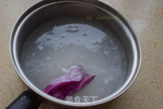 玉兰花粥的做法步骤：3