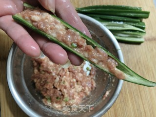 赤汁秋葵酿肉，每口都是鲜的做法步骤：9