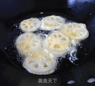 香酥藕片的做法步骤：4