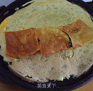 摊煎饼果子的做法步骤：9